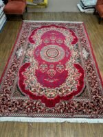 Persian Inspired Decorative Red Medallion Rug (7x10)