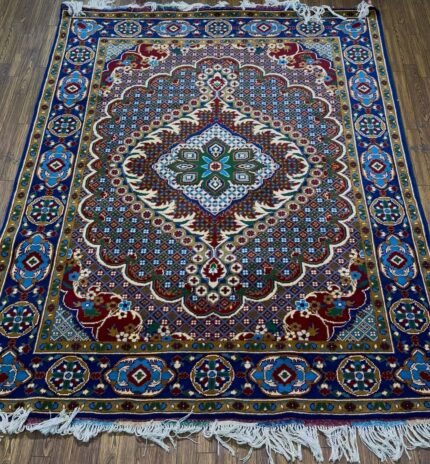 5x7 Handmade Turkmen Double Knot Rug