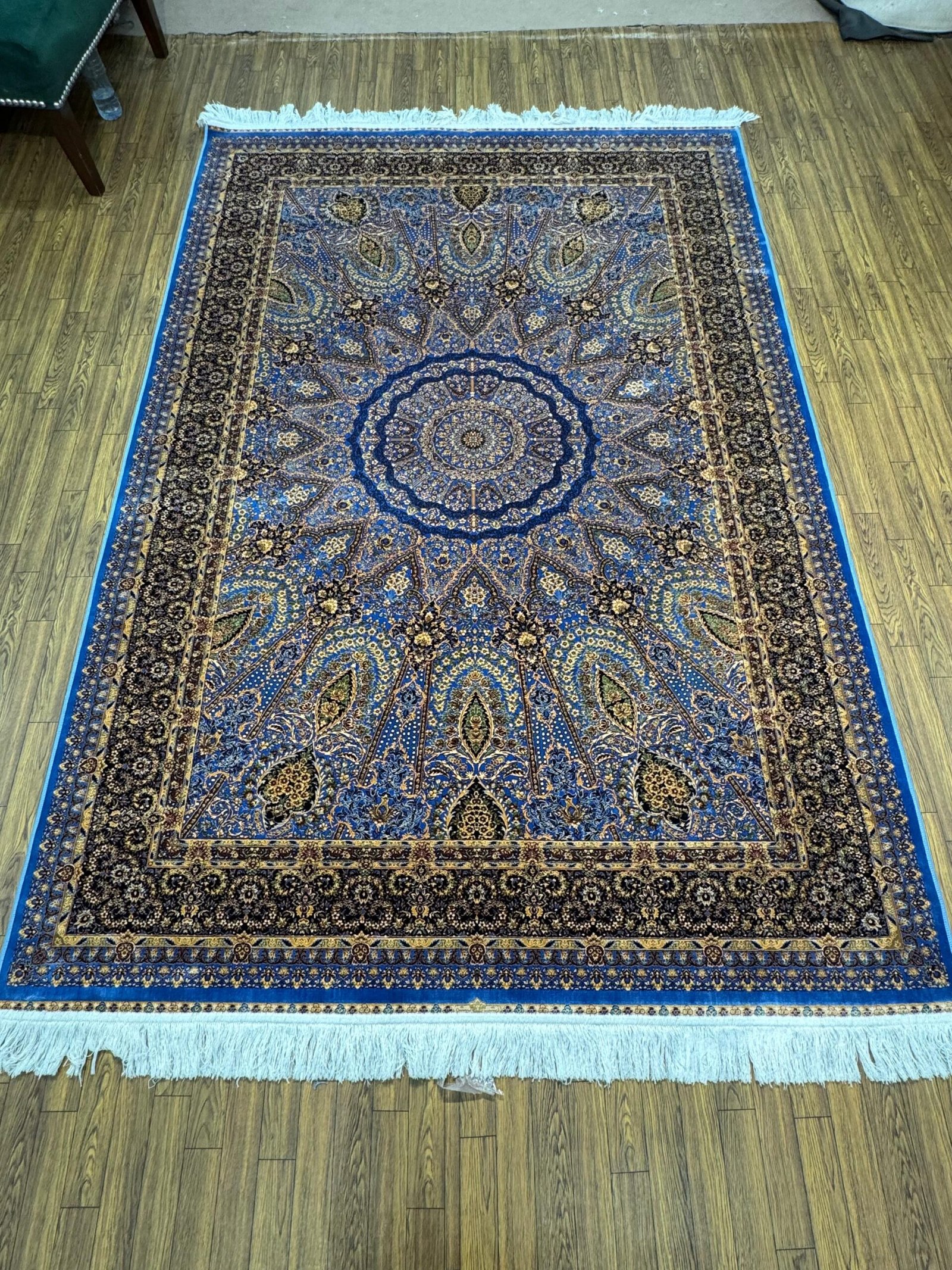 5x8 Semi Handmade Fine Silk Rugs 7